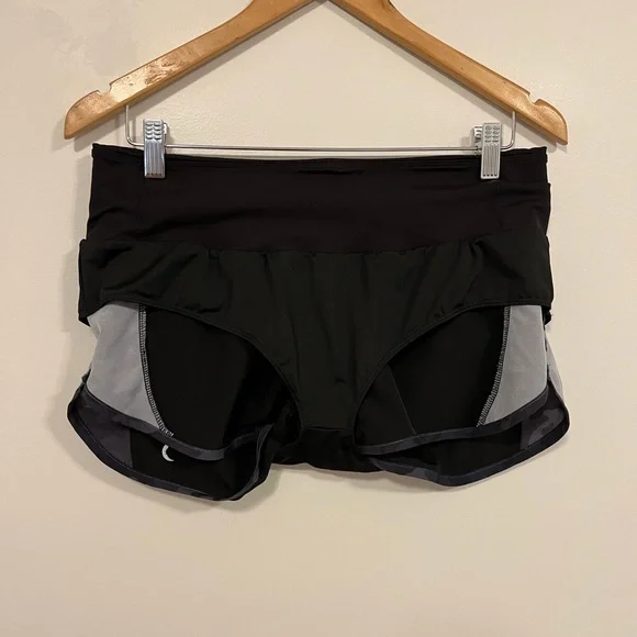 Zyia Active Black Camo 5 Star Running Workout Shorts M - Picture 7 of 12